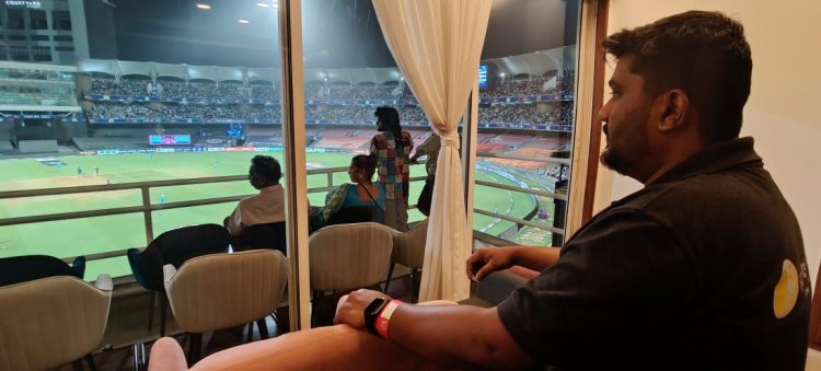 Imran Shaikh - Founder of Albatross Media, Shared Picture with Former Cricketer “Chetan Sharma” and Found Enjoying KKR vs LSG Match at DY Patil Stadium, IPL 2022, Match 66