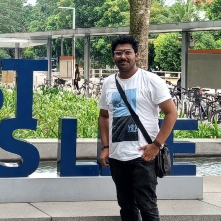 Harsha Kondaveeti is the youngest student intern at NUS University Singapore