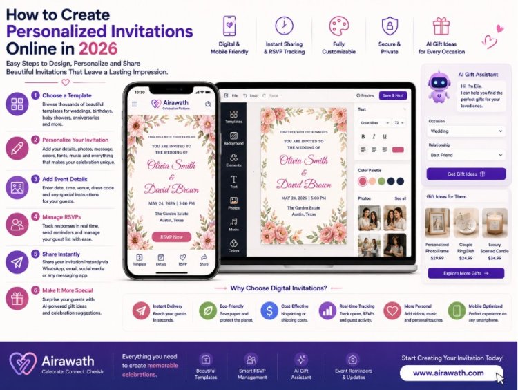 How to Create Personalized Invitations Online