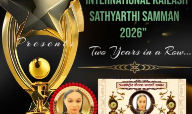 Unstoppable: Mayaa SH Takes Home "International Kailash Sathyarthi Samman 2026" Two Years in a Row...